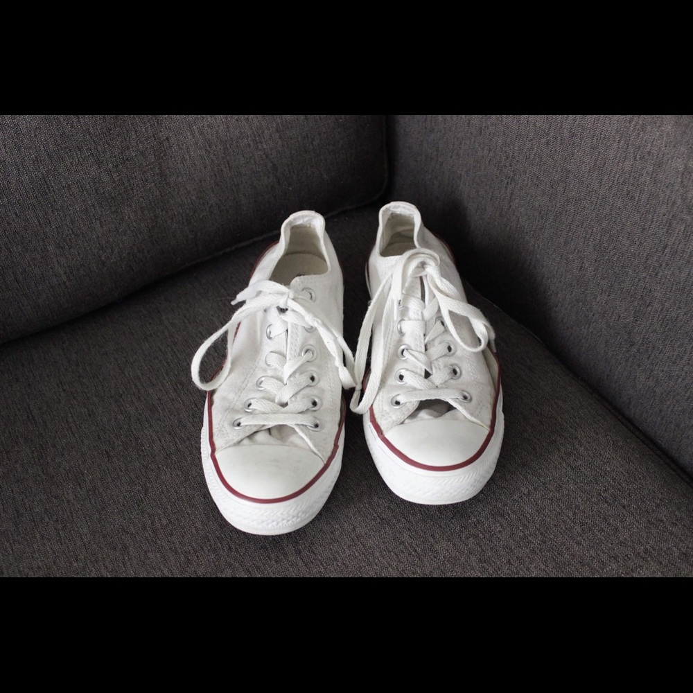 Bright White Chuck-Taylor Converse Shoes